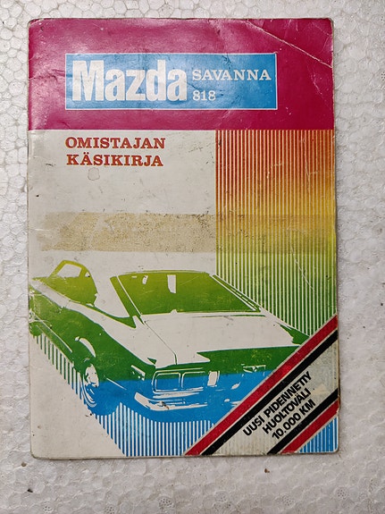 Mazda 818 Savanna omistajan käsikirja