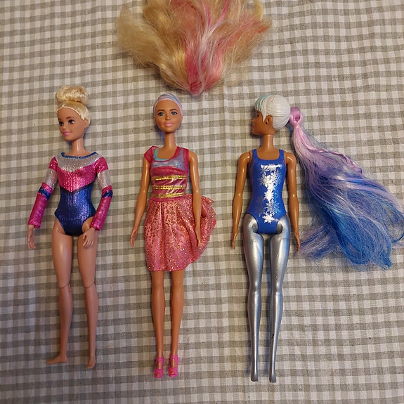 Barbie Nukke Setti 3 kpl eri asuissa