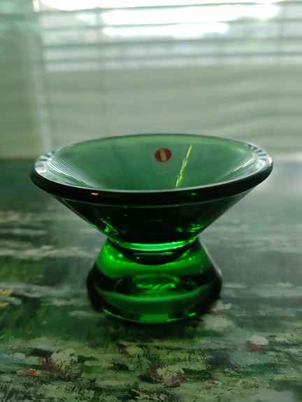 Iittala Kartio kynttilänjalka vihreä