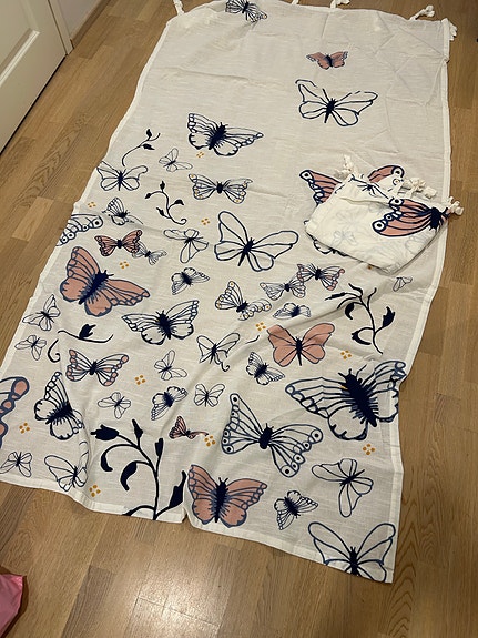 IKEA SÅNGLÄRKA verhot, 2 kpl