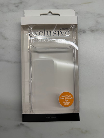 Insmat suojakuori kirkas iPhone 17 Pro Max UUSI