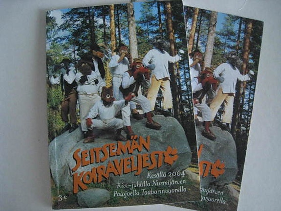 Käsiohjelma Seitsemän koiraveljestä - Kivijuhlat 2004