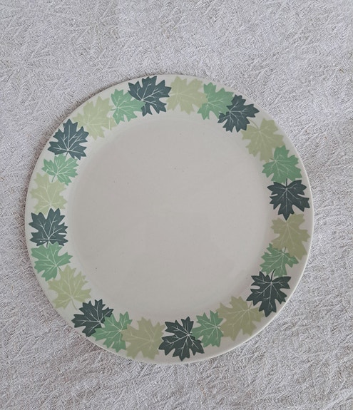 Harvinainen Arabia Vaahtera lautanen 17 cm