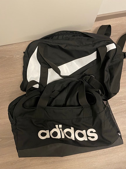 Adidas ja Nike treenikassi