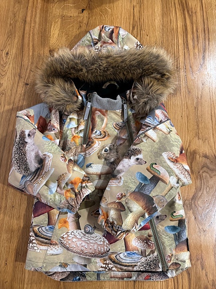 Lasten talvitakki Molo Hopla Fur 110cm