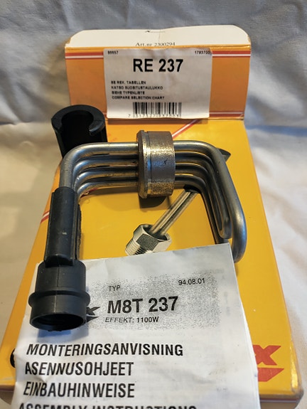 RE237 Calix moottorilämmitin Massey Ferguson/Perkins