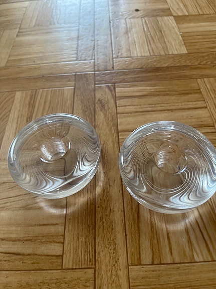 Iittala kynttilänjalat 2kpl
