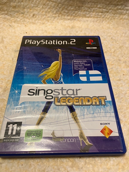 Ps2 Sony SingStar Legendat PlayStation 2 -pelipeli