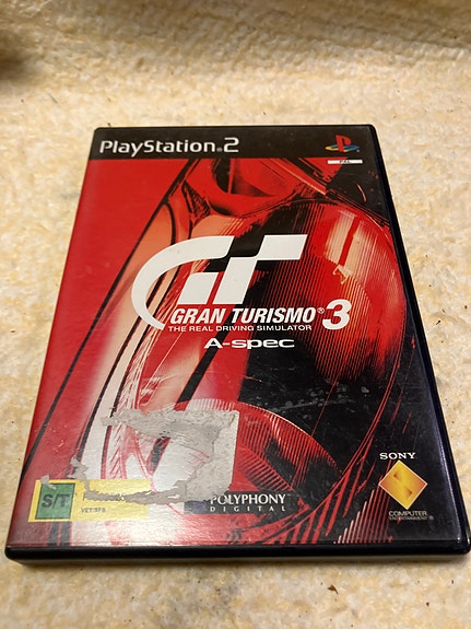 Ps2 Sony Gran Turismo 3 A-Spec Playstation 2 -peli