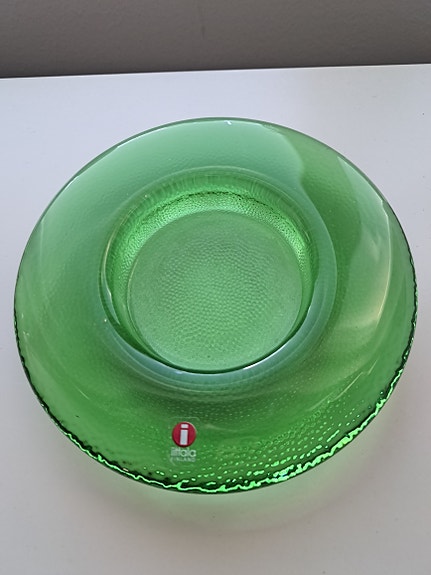 Iittala vihreä Nappi kynttilälyhty