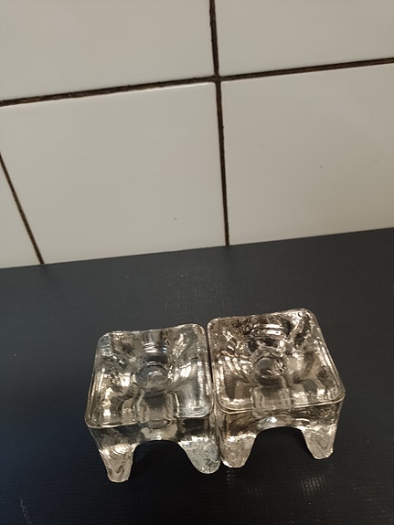 Juhava RI jalka kynttilänjalka/servettitelineet 2kpl