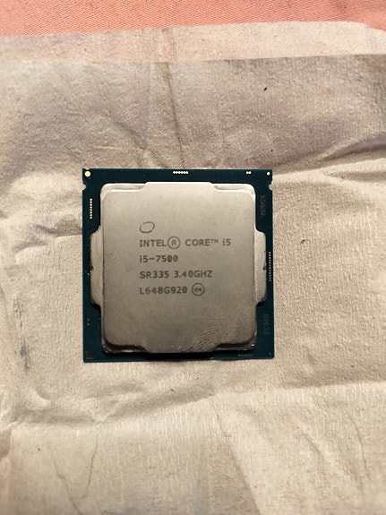 Intel i5-7500 3.40ghz prossu