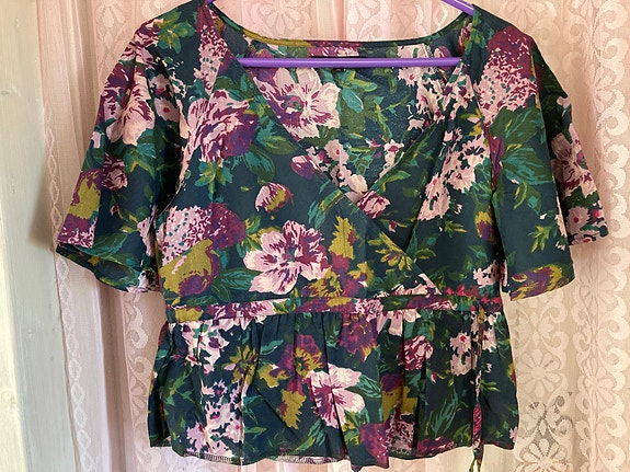 Perhoshihainen Kukka Tunika koko 34 / XS