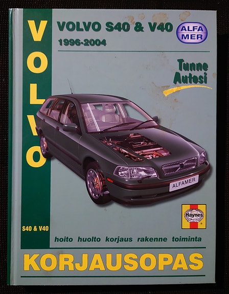 Volvo S40/V40 korjausopas