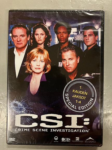 CSI Crime Scene Investigation DVD 1. kausi jaksot 1-14