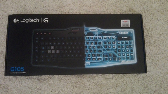 Pelinäppäimistö Musta / Punainen Logitech G105
