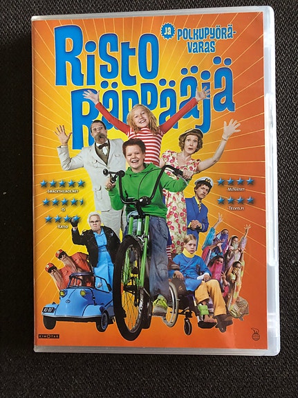 Risto Räppääjä ja polkupyörävaras DVD-elokuva