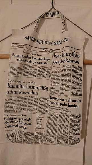 Kangaskassi, painatus Salon Seudun Sanomat 1996