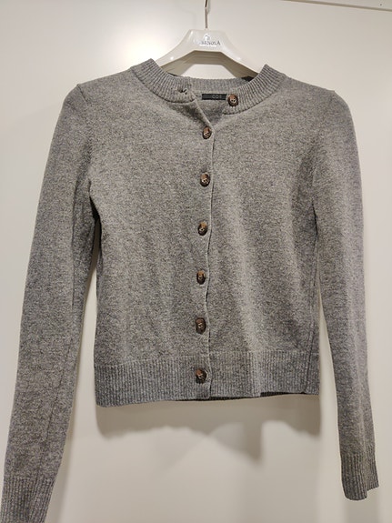 COS harmaa villatakki, koko XS-S – 100 % lampaanvillaa