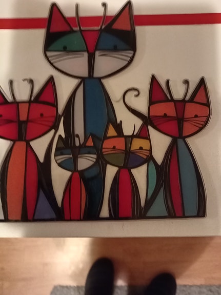 Kissa koriste.