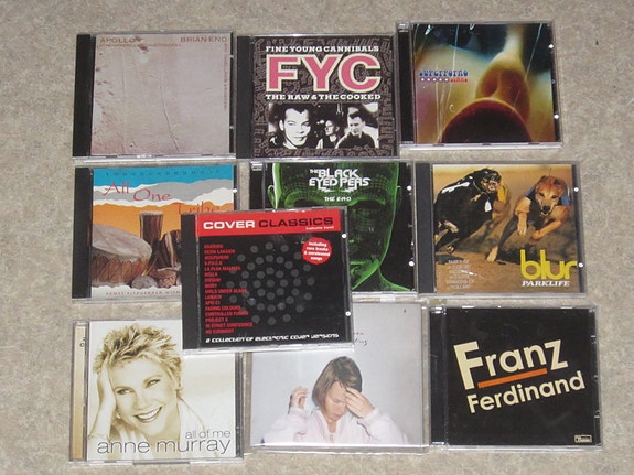Anne Murray, Brian Eno, Anna Järvinen, FYC, Scott Fitzgerald, Franz Ferdinand ym