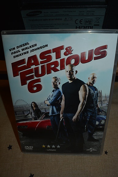 Fast & Furious 6 DVD-elokuva