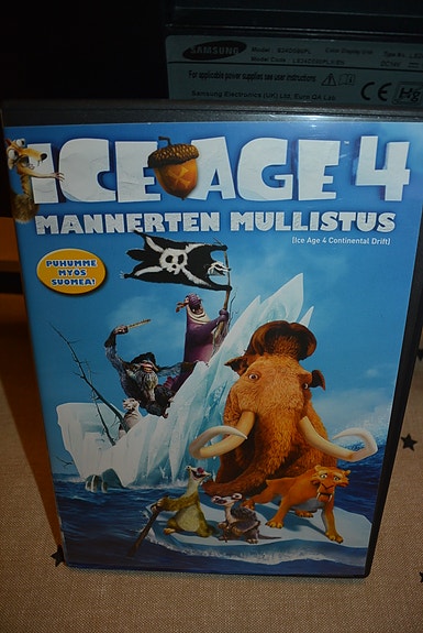 Ice Age 4 Mannerten Mullistus DVD-elokuva