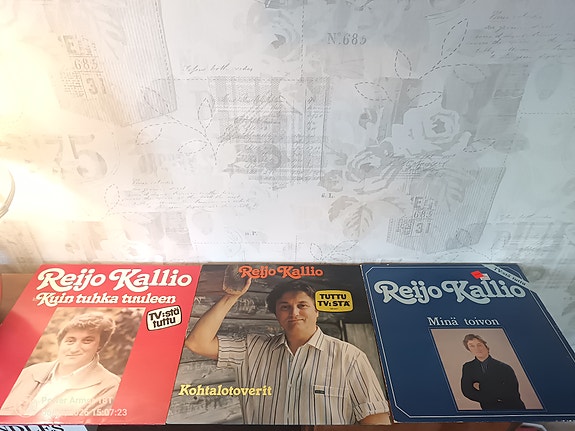 Reijo Kallio 3 lp levyä