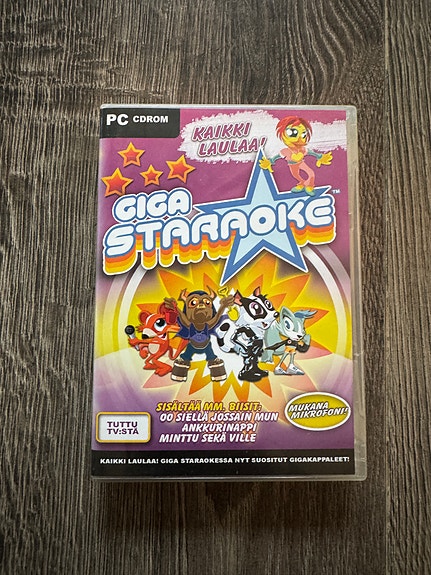 Staraoke peli tietokoneelle