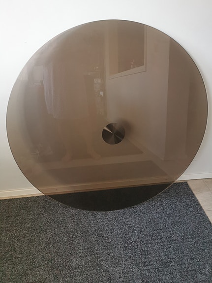 Lasilevy pyöreä 100cm