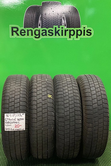 165/80R13C GT Radial KargoMax C 96/94N kesärenkaat