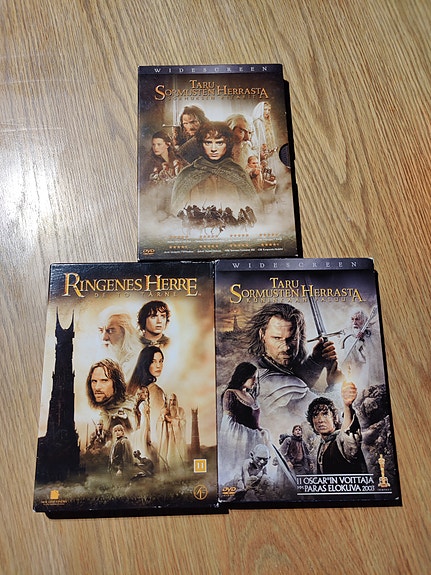 The Lord of the Rings trilogia DVD