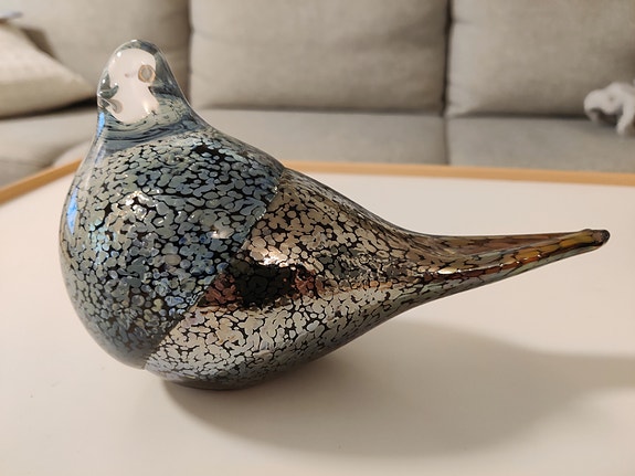 Lasilintu "kyyhkynen" Art Glass Team Finland Oy