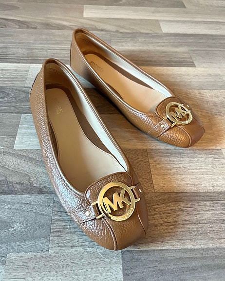 Michael Kors, ruskeat ballerinat nahkaa, 39 - 40