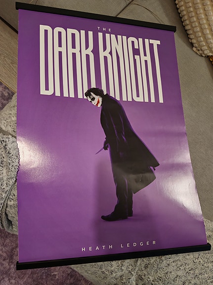 Dark Knight-elokuvajuliste Heath Ledger