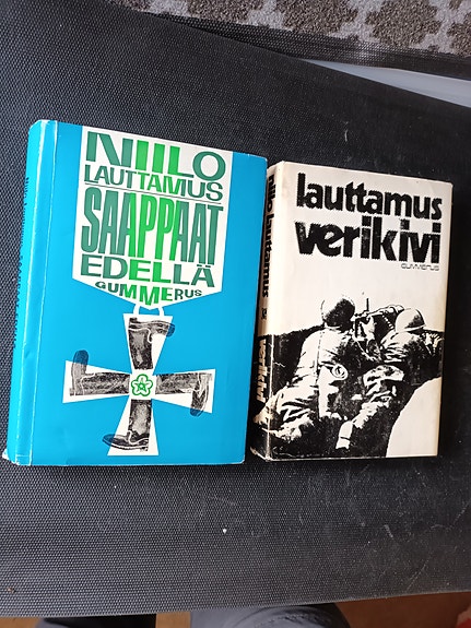 Niilo Lauttamus: Verikivi + Saappaat edellä: 2 kirjaa yhteishintaan