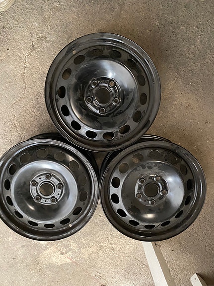 VW Golf 7, Skoda Octavia, Audi A3, Seat Ateca ym teräsvanteet 2 kpl