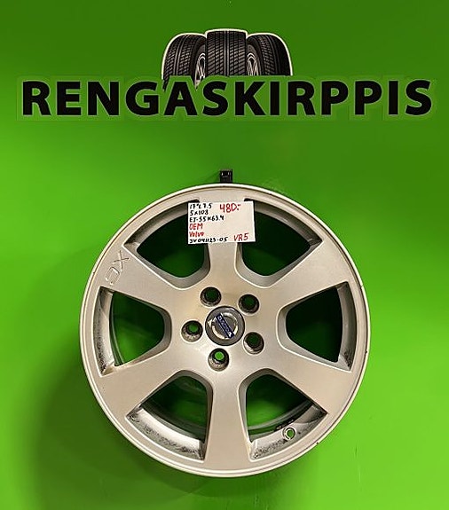 17″ 5×108 ET55 K63,4 17″x7,5 Volvo Oem