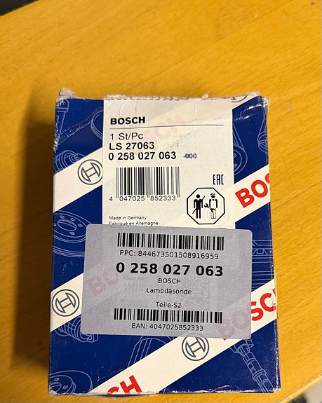 VAG Bosch Lambda-anturi 0 258 027 063