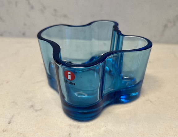 Iittala Aalto kynttilälyhty Sininen