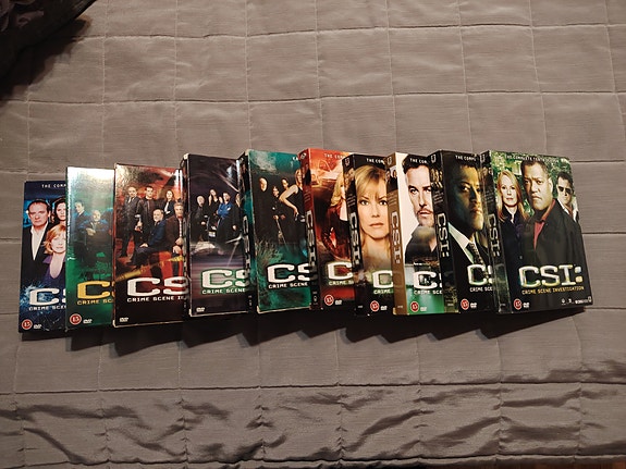 CSI-sarja 10 tuotantokautta dvd:t