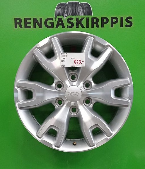 18″ 6×139,7 ET55 K93,5 18″x8 Oem FORD