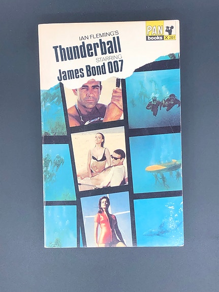 Thunderball Starring James Bond 007 by Ian Fleming (Book in English)