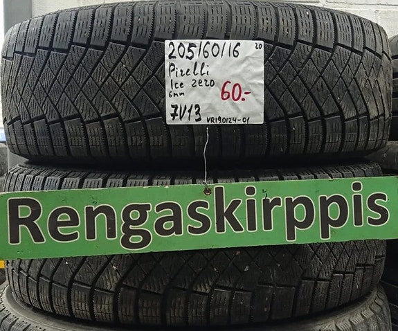 205/60R16 Pirelli Ice Zero kitkarenkaat
