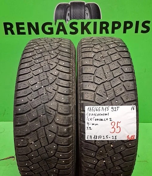 185/65R15 Continental IceContact 2 92T nastarenkaat