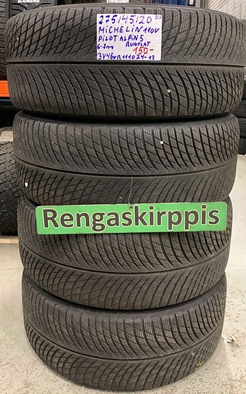 275/45R20 Michelin Pilot Alpin 5 Runflat 110V kitkarenkaat