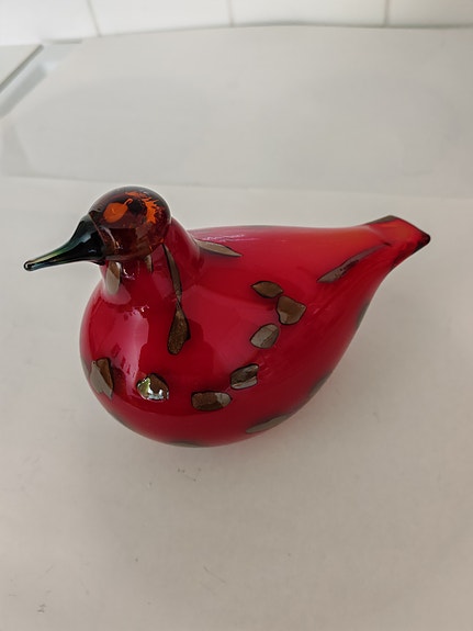 Iittala Oiva Toikka Jouliana lasilintu