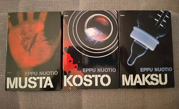 Eppu Nuotio Musta, Kosto ja Maksu