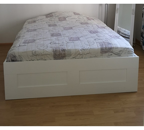 160 cm IKEA BRIMNES sängynrunko