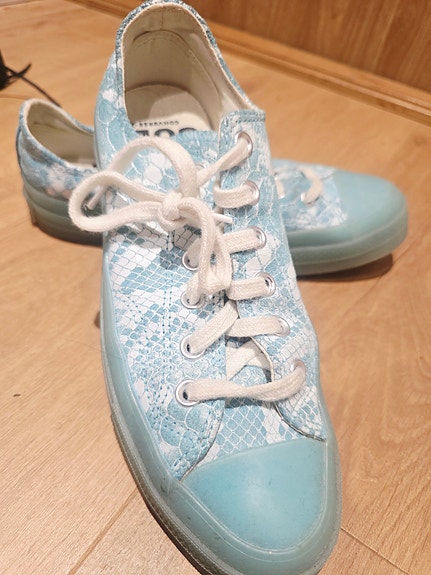 Golf Le Fleur x Converse mintunvihreät tennarit koko EU 39